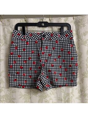 Bagatelle Strawberry and Gingham Shorts